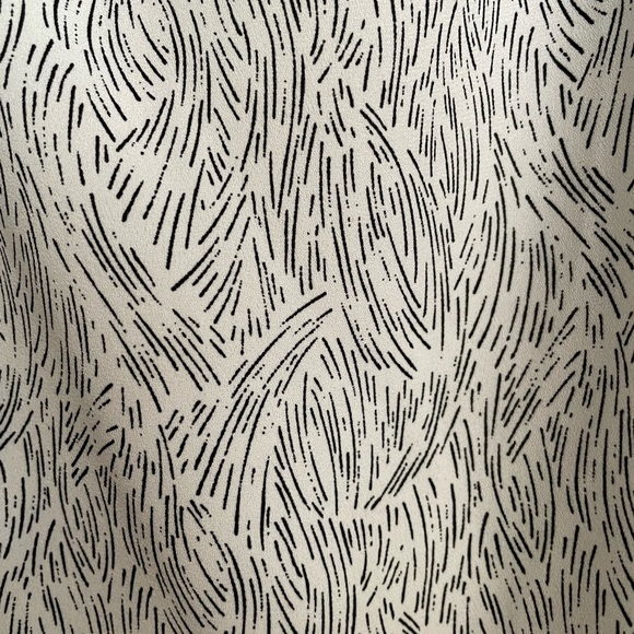 Apt 9 peplum blouse black and white size S - Picture 2 of 3